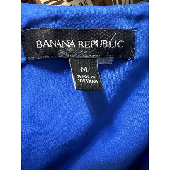 Banana Republic Womans Maxi Dainty Paisly Print Sleeveless Dress Size M Y2K - Picture 2 of 14